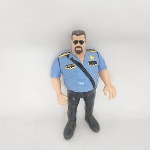 WWF Hasbro The Big Boss Man Series 1 Vintage 1990 Wrestling Action Figure WWE.